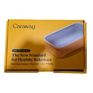 Caraway 9x5 1lb Loaf Pan Non Stick PTFE & PFOA Free, Nontoxic, Marigold/Yellow